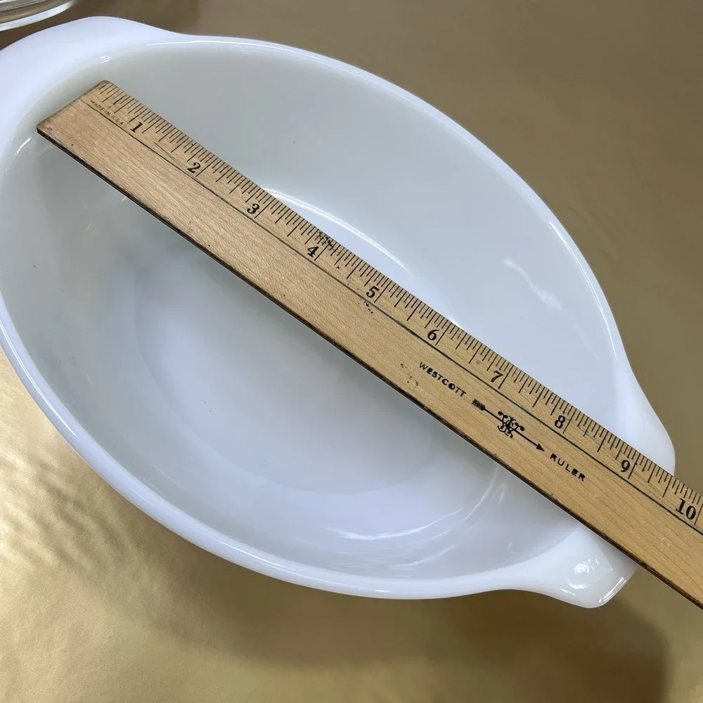 Vintage Anchor Hocking Fire King Harvest Vegetable 1.5 Qt Casserole Lid NOS